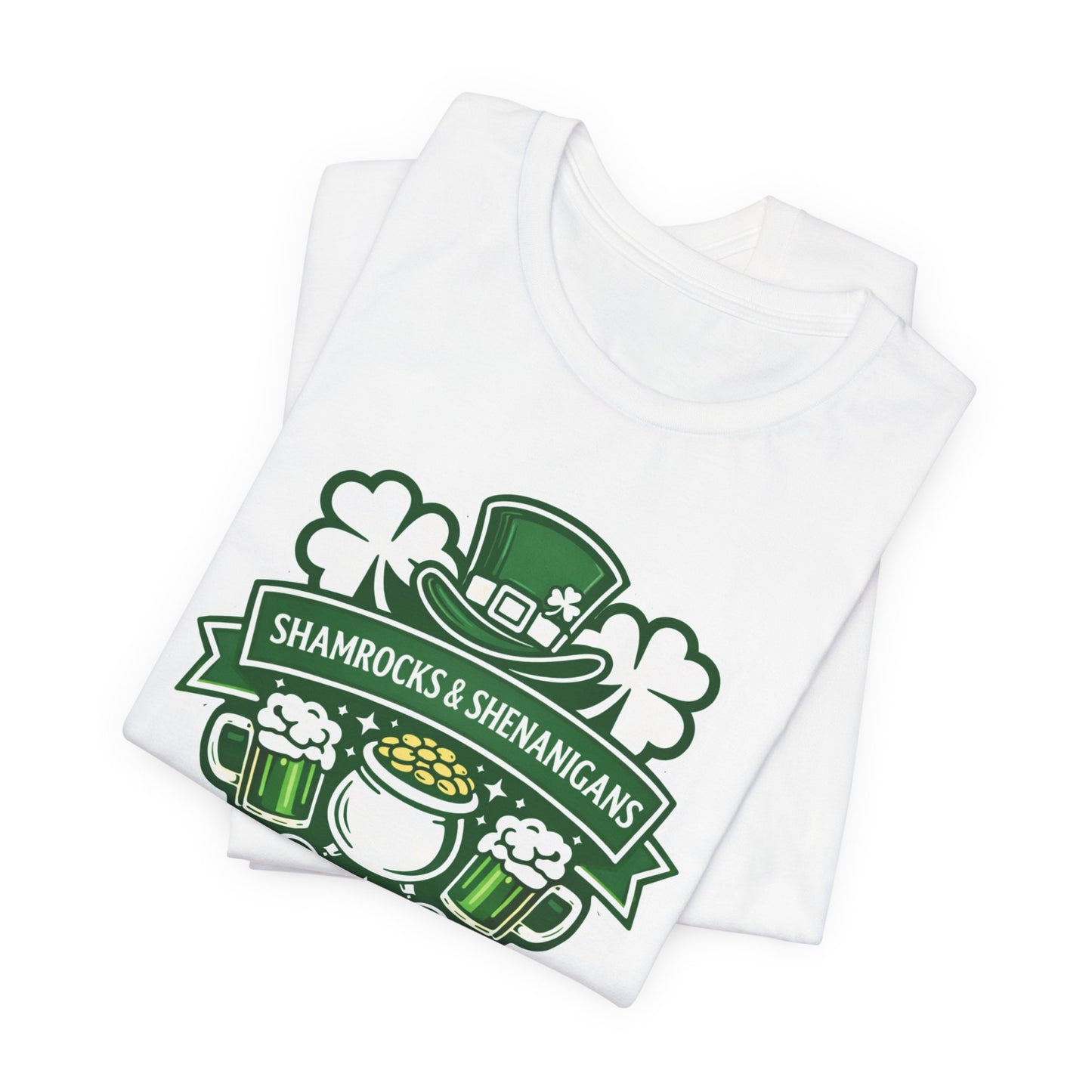 Shamrocks & Shenanigans T-Shirt — St. Patrick's Day Irish Party Tee