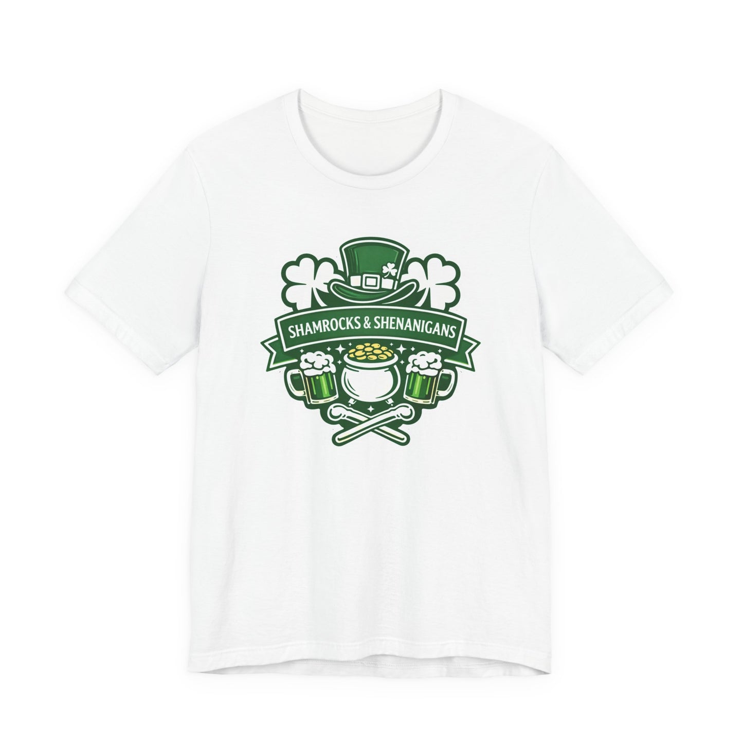 Shamrocks & Shenanigans T-Shirt — St. Patrick's Day Irish Party Tee